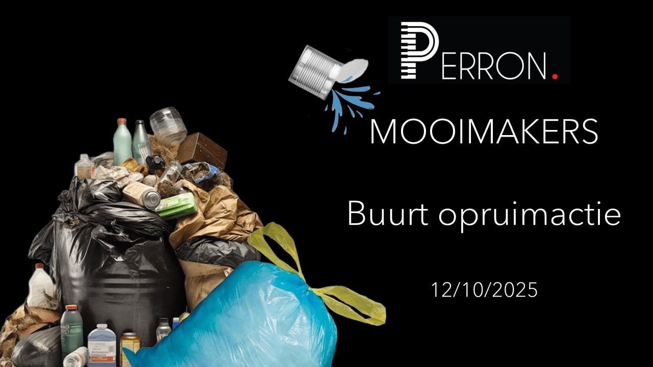 Perron mooimakers - buurt opruimactie