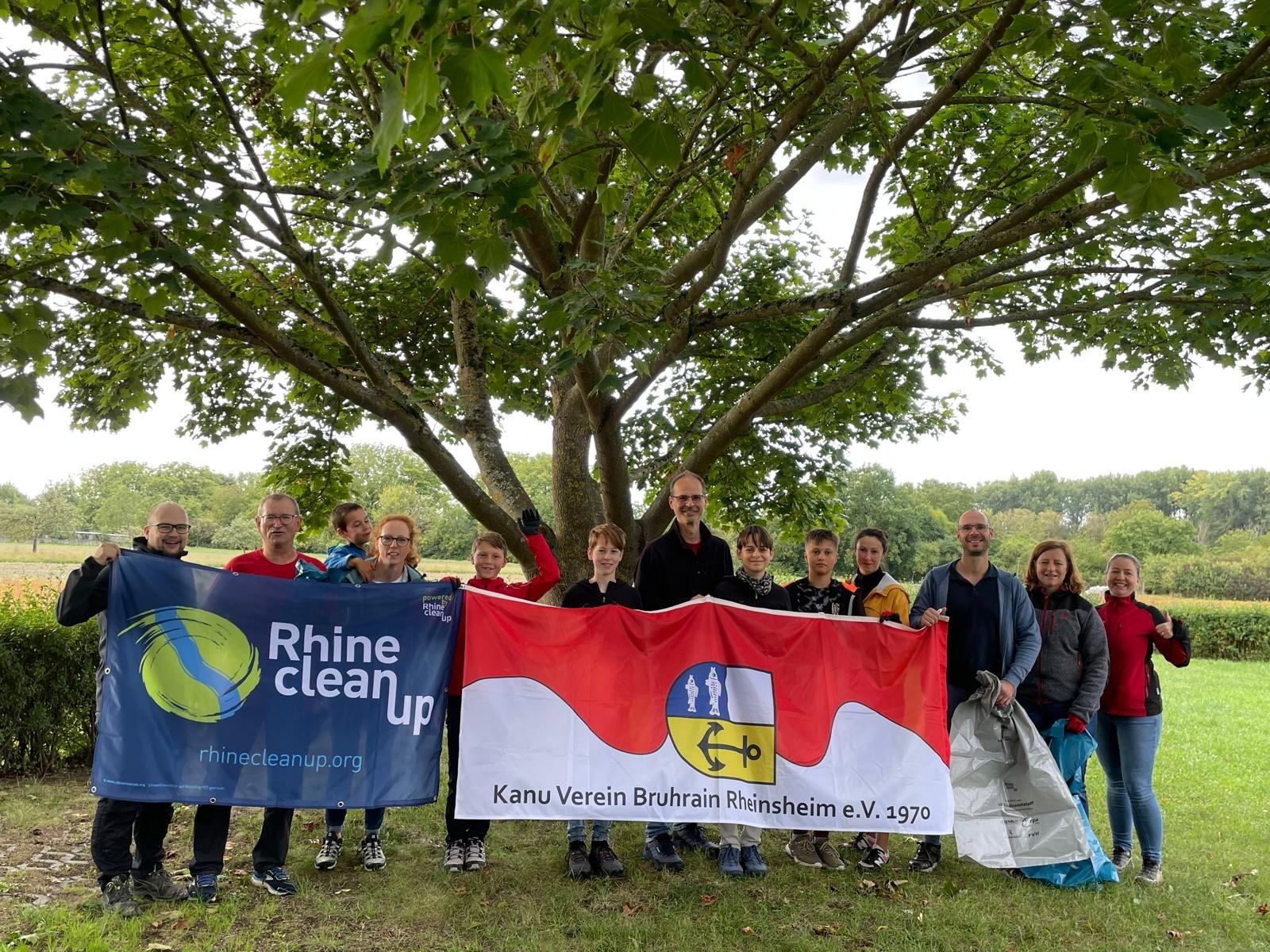 RhineCleanUp vom KVB-Rheinsheim