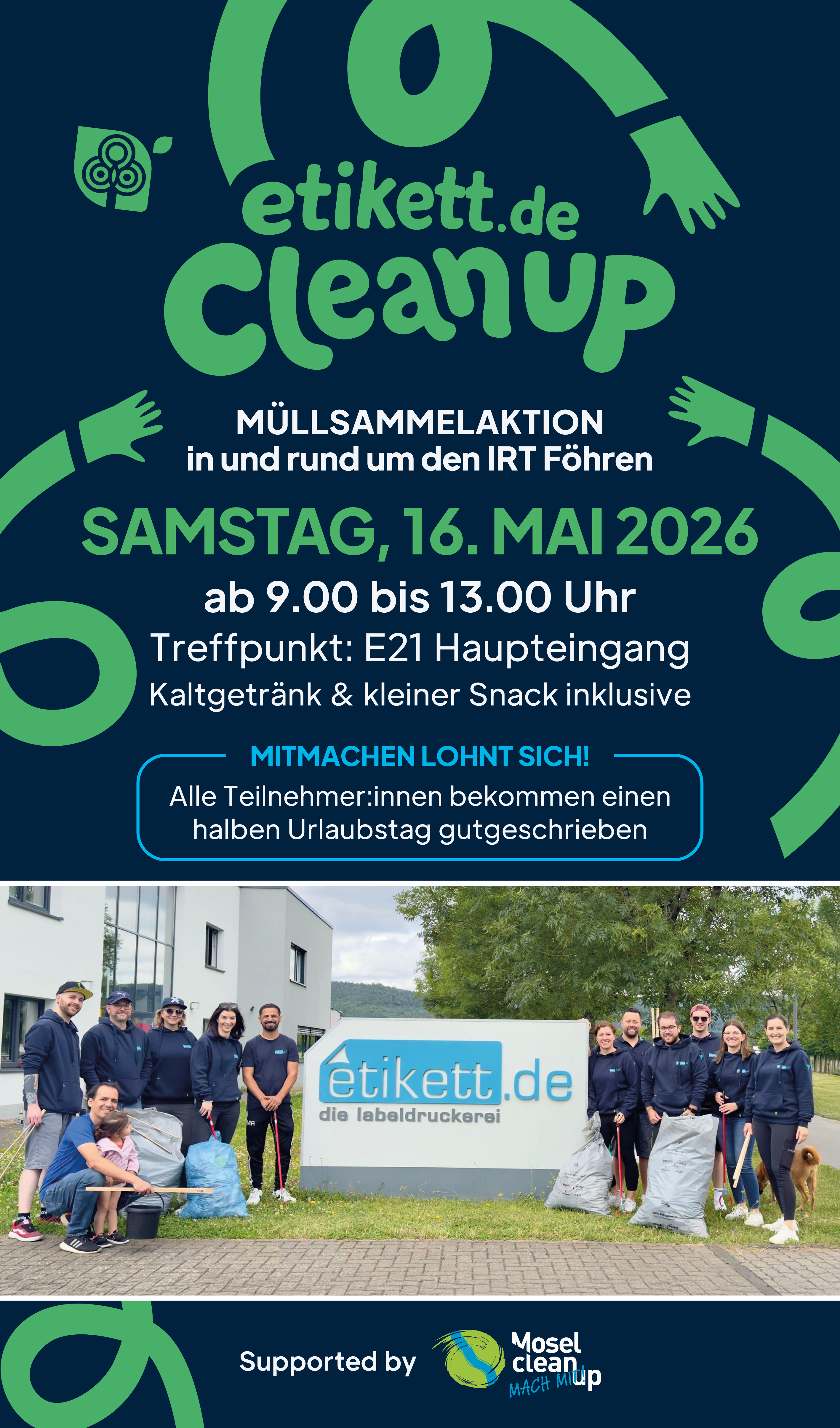 IRT-CleanUP etikett.de