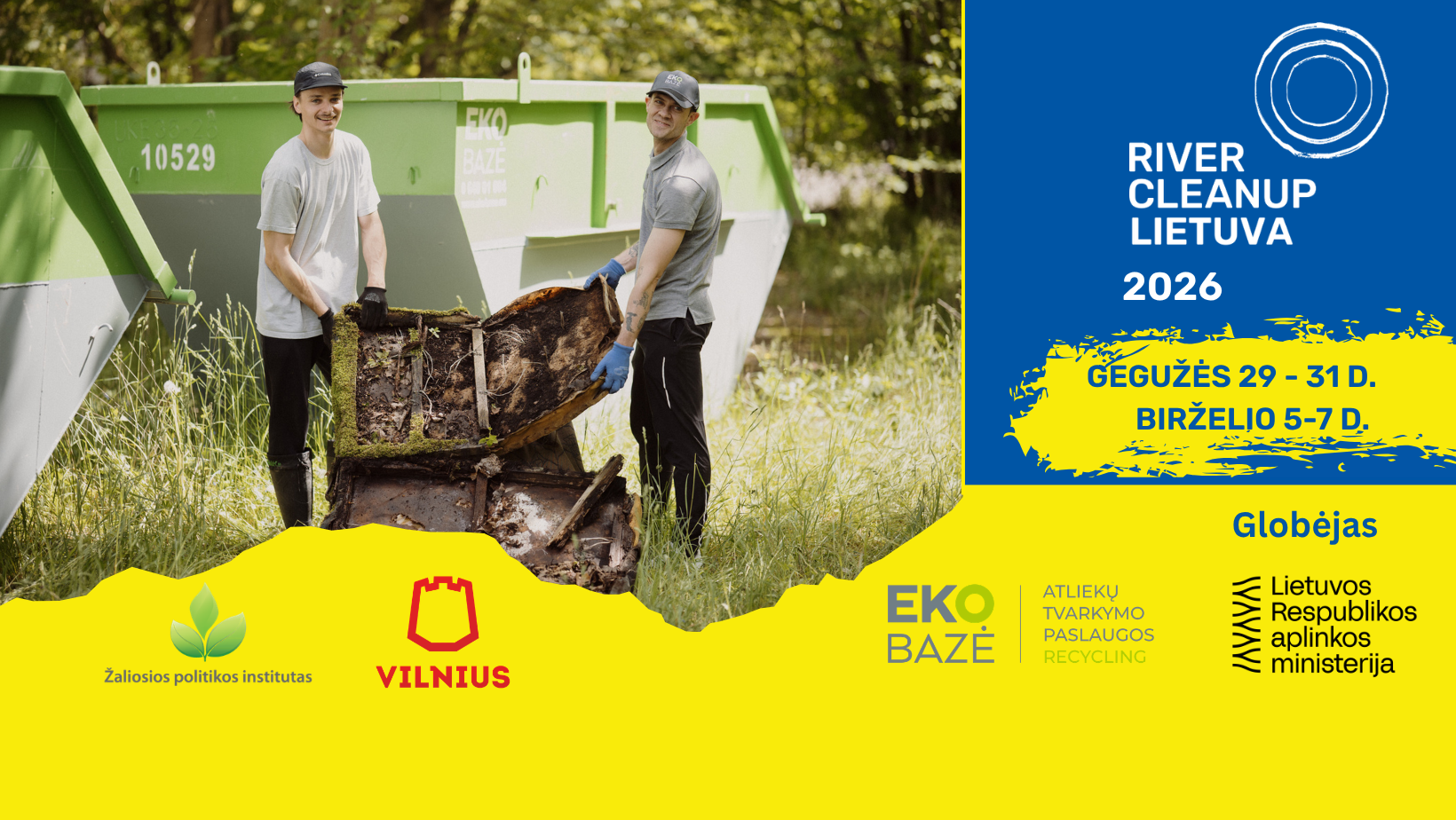 River Clean Up Lithuania