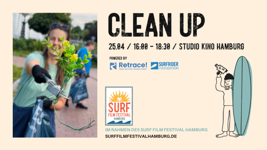 Retrace! Müllsammelaktion beim Surf Film Festival Hamburg