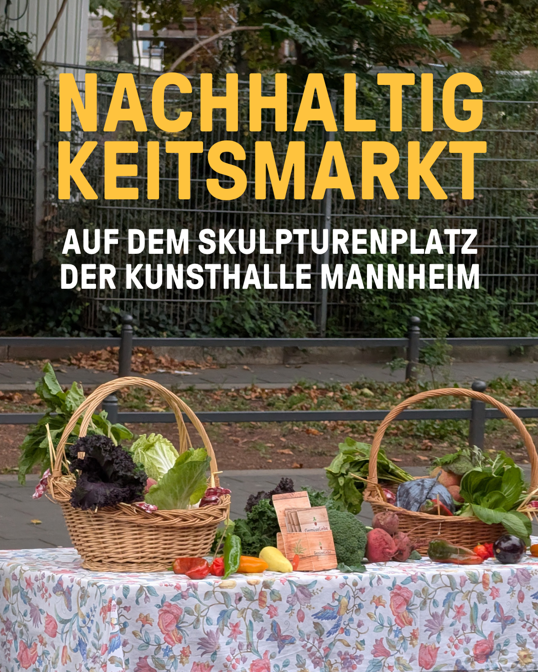 Nachhaltigkeitsmarkt auf dem Skulpturenplatz 