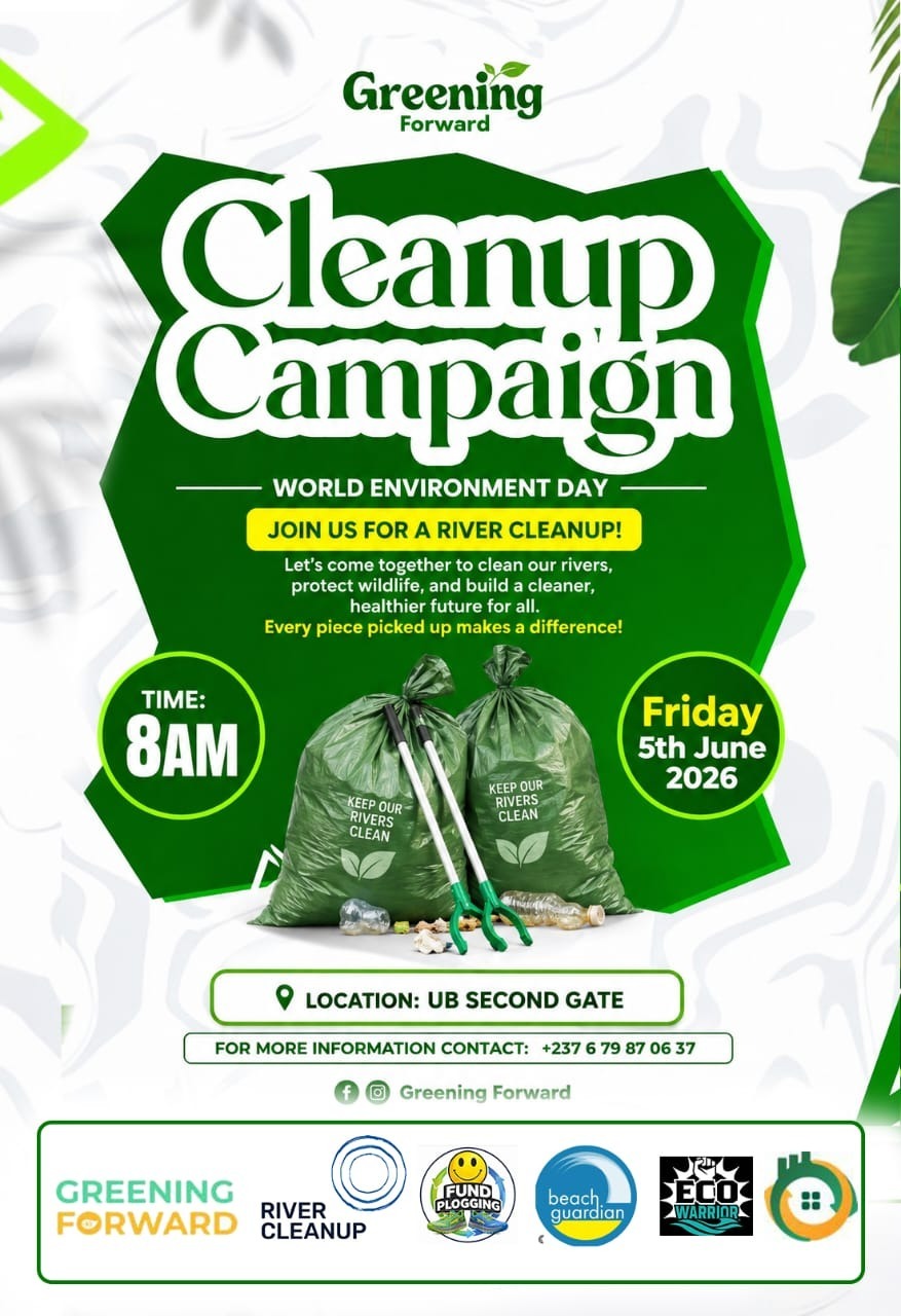 Greening Forward river clean up Buea 
