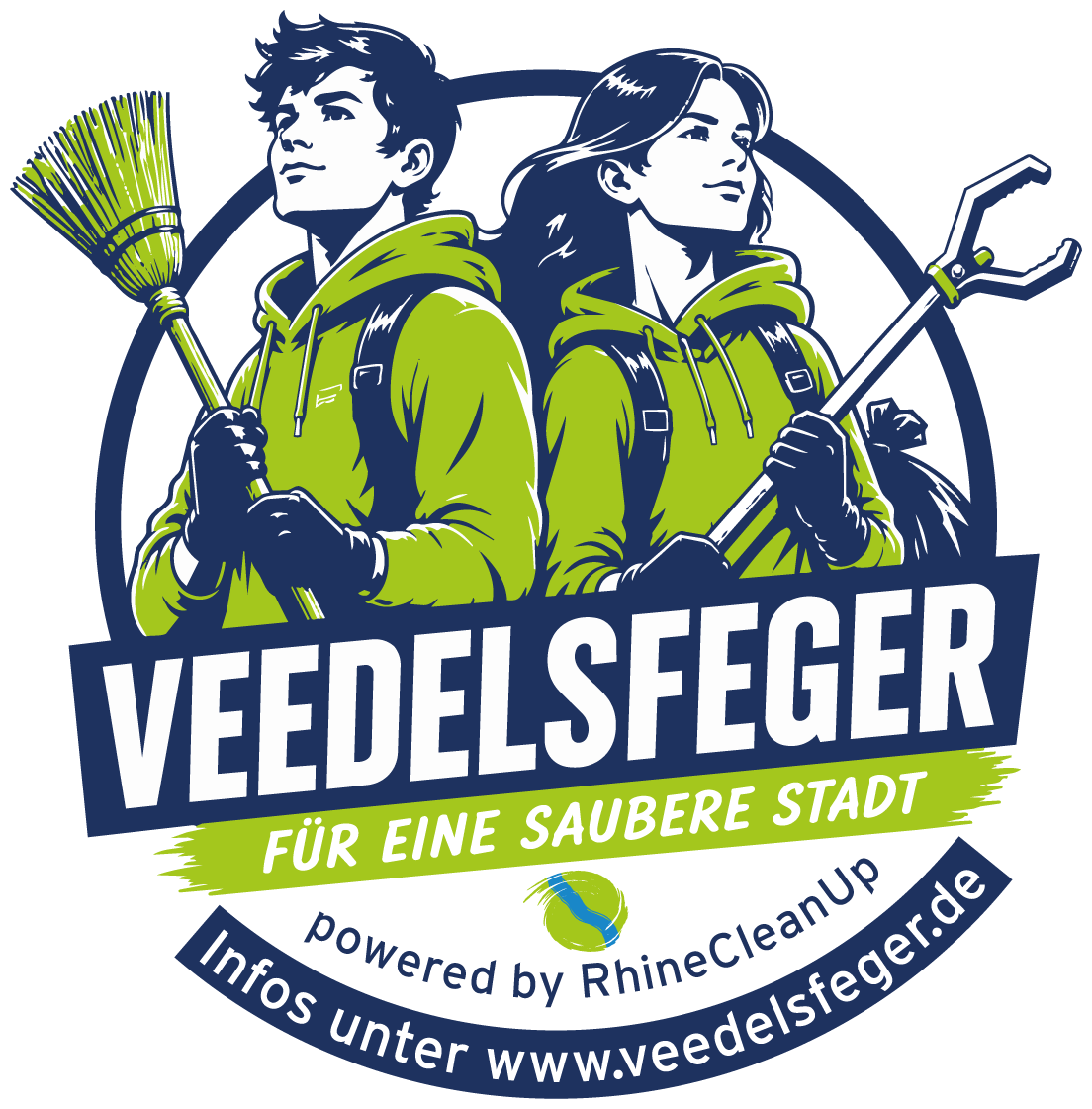 Veedelsfeger Materialausgabe