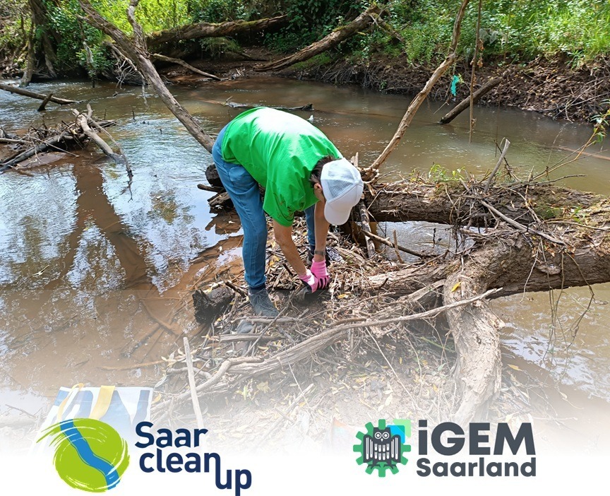 SaarCleanup mit dem iGEM der Universität des Saarlandes