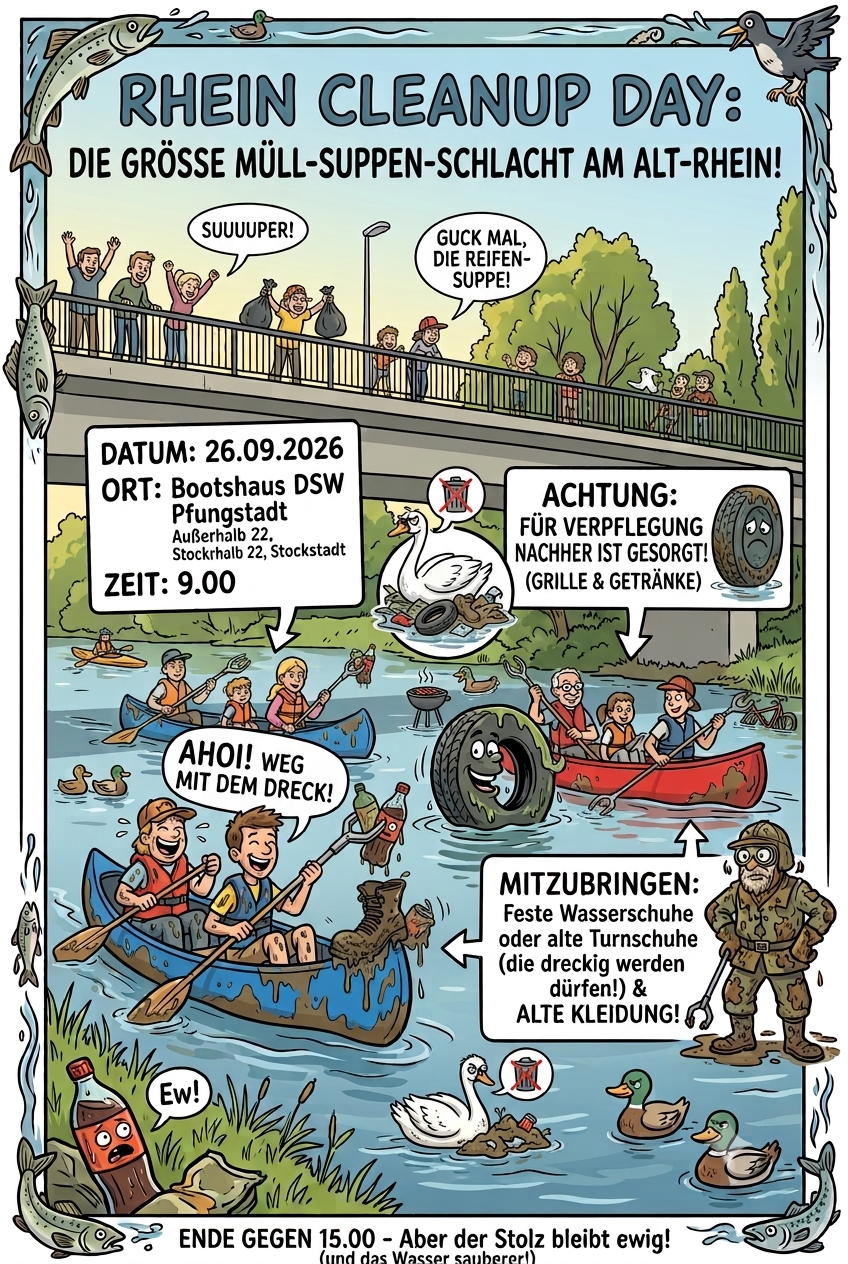 Kanu Clean Up Kühkopf