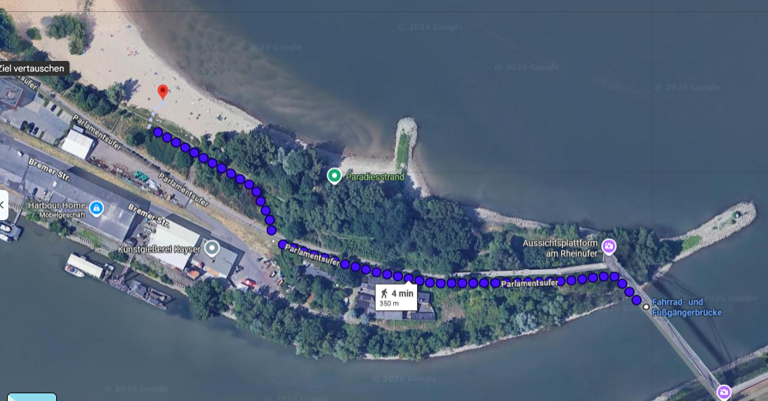 BUND-Düsseldorf sammelt am Paradiesstrand