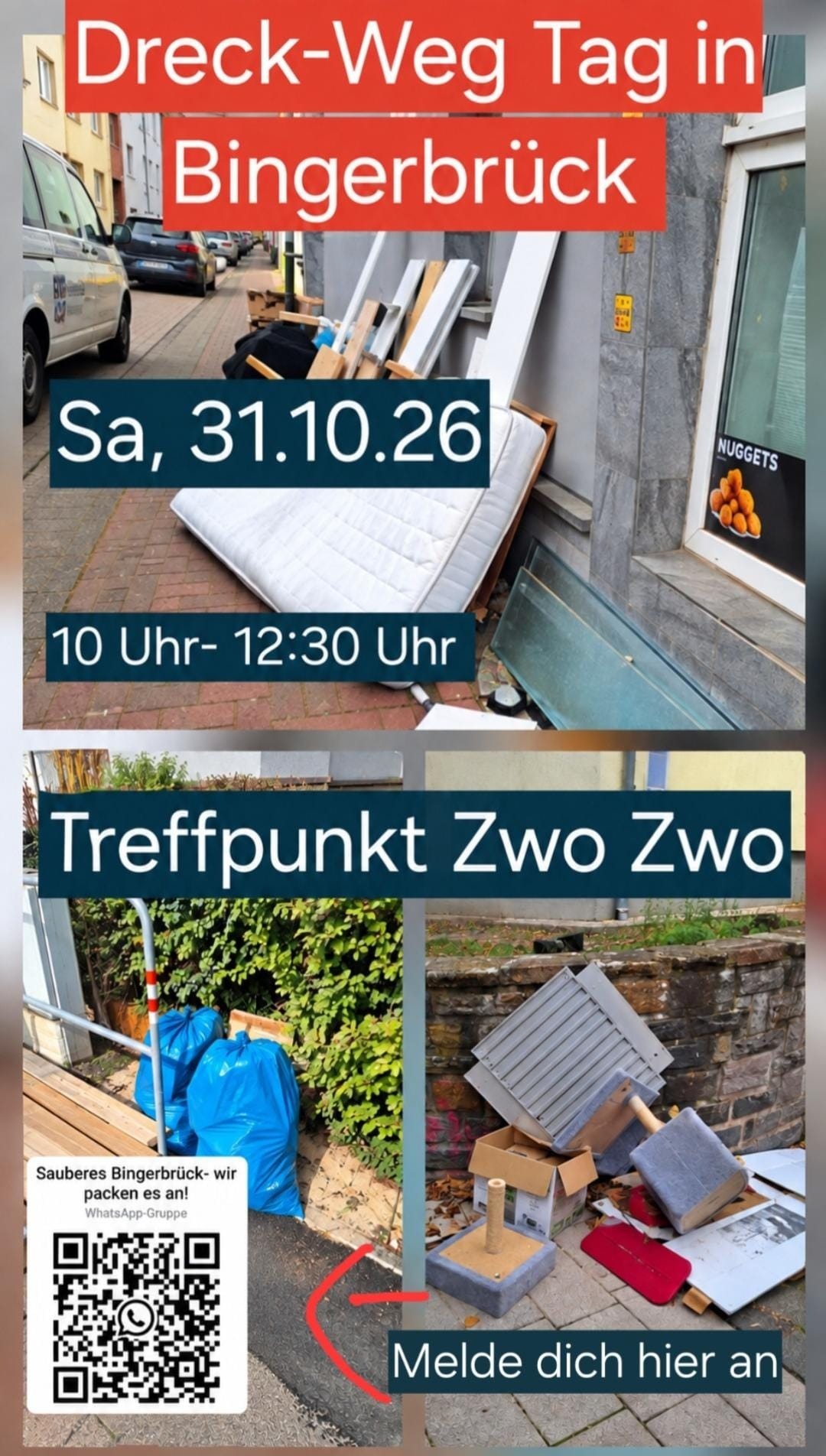 Dreck-Weg Tag in Bingerbrück