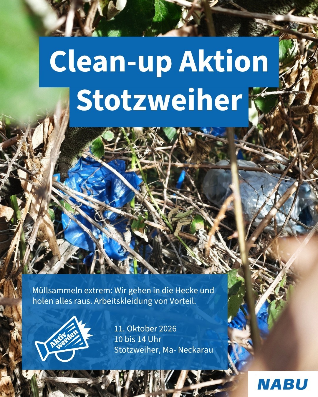 Herbstaktion am Stotzweiher